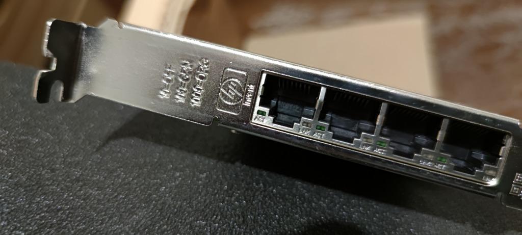 HP NC364T Quad port Gigabit Ethernet HSTNS-BN26 436431-001, Ophalen of Verzenden, Gebruikt