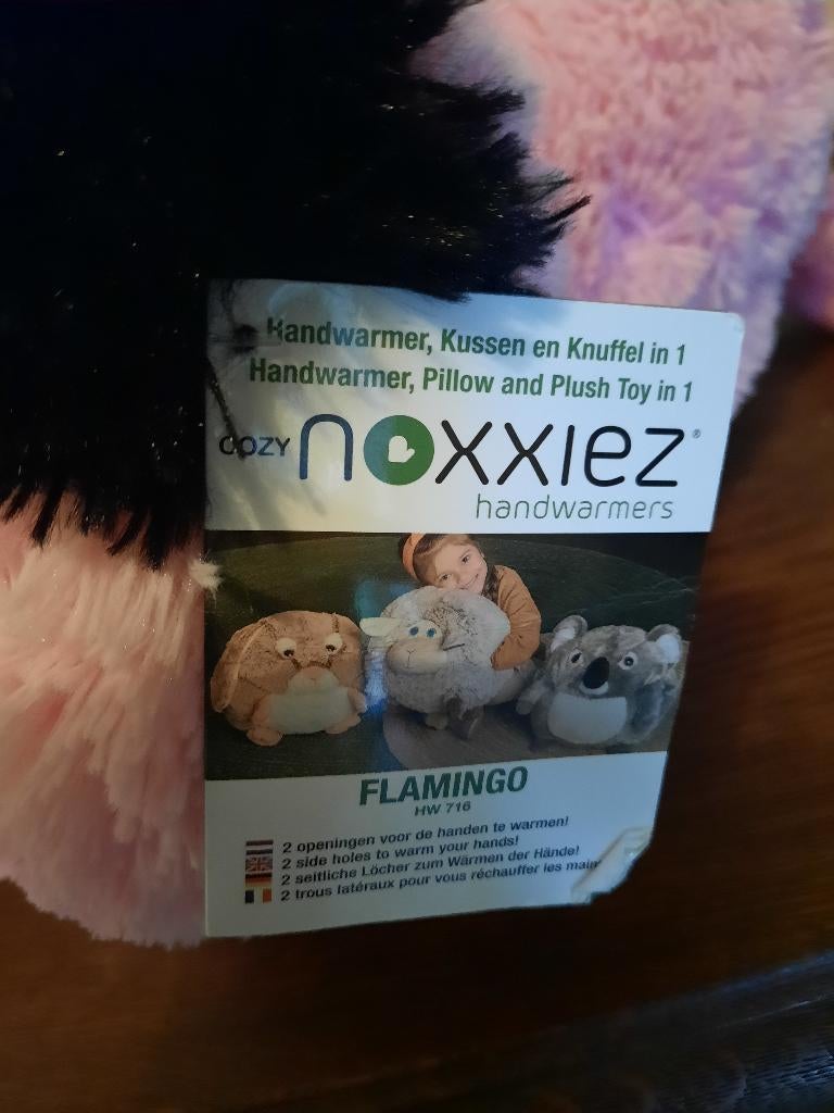 Flamingo Noxxiez Handwarmer kussen en knuffel in 1, Ophalen of Verzenden, Nieuw, Overige typen
