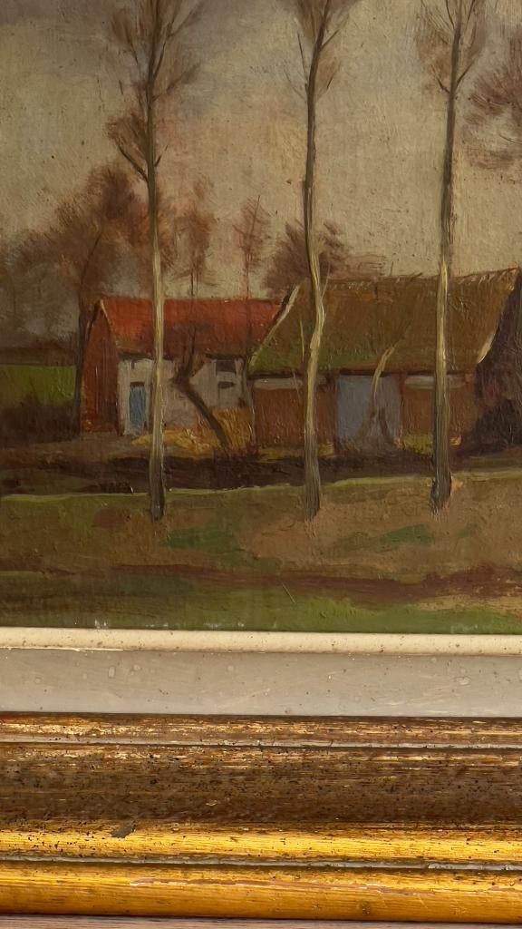 Vlaams landschap met boerderij en populieren, Enlèvement