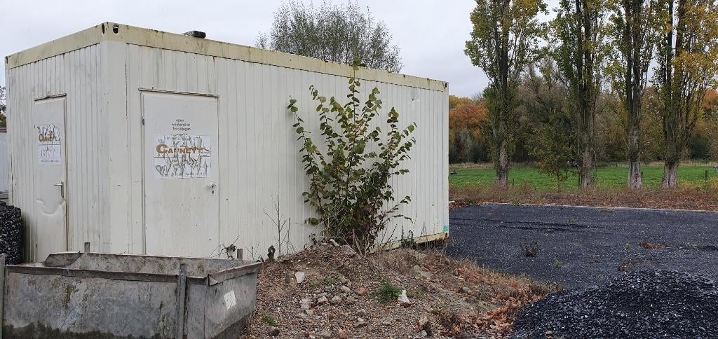 Bureelcontainer, Zakelijke goederen, Ophalen
