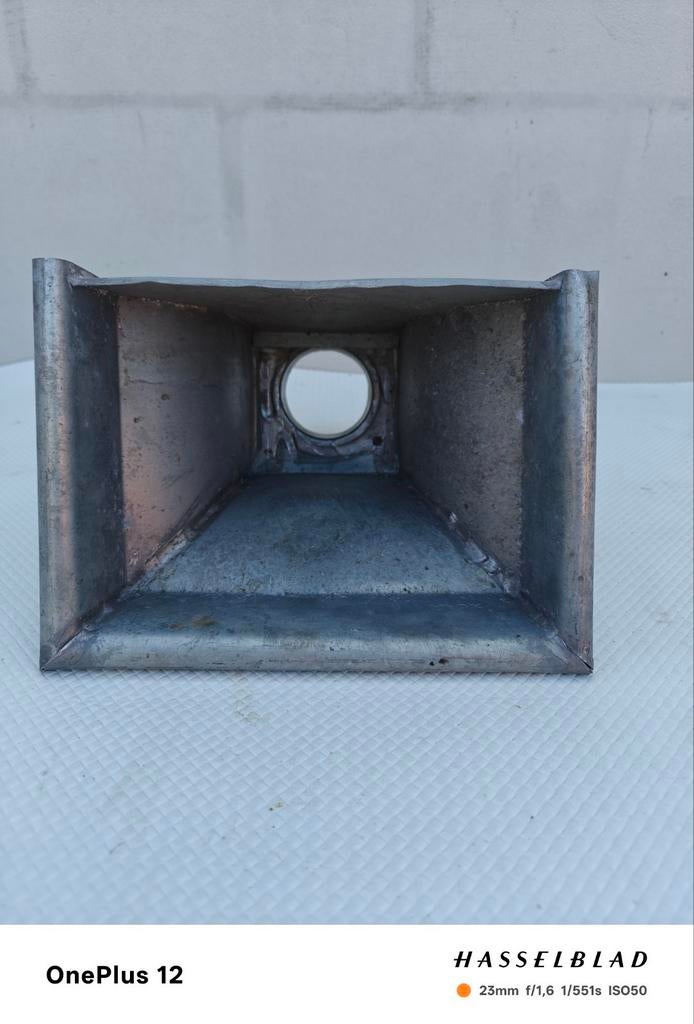 Cuvette de branchement ZINC moulurée ø 80 mm boîte à eau