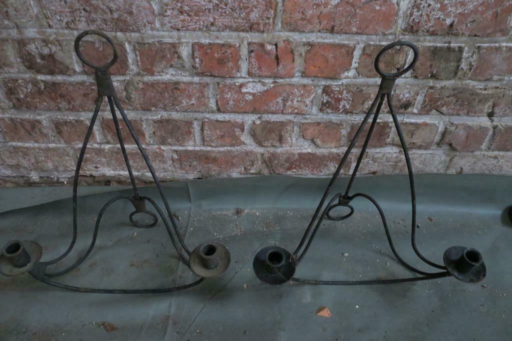 Romantische muur kandelaars voor kaarsen., Ophalen of Verzenden, Nieuw, Metaal