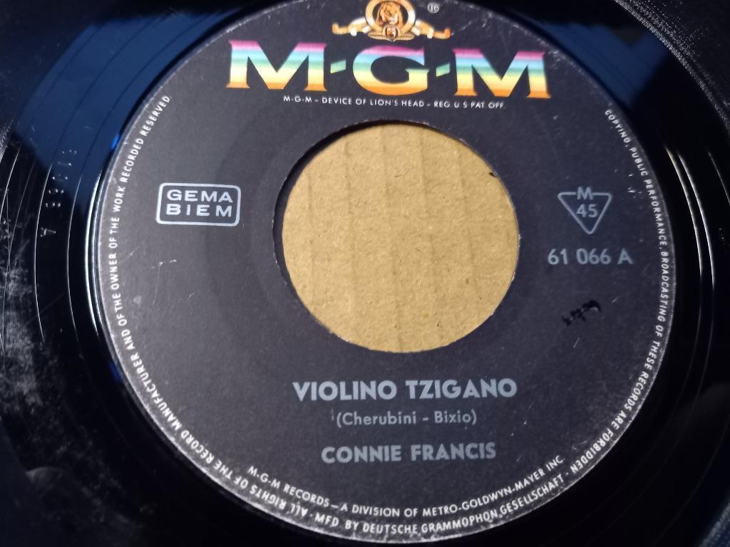 Connie Francis ‎– Violino Tzigano / Dammi La Mano E Corri '7, Ophalen of Verzenden, Zo goed als nieuw, Pop