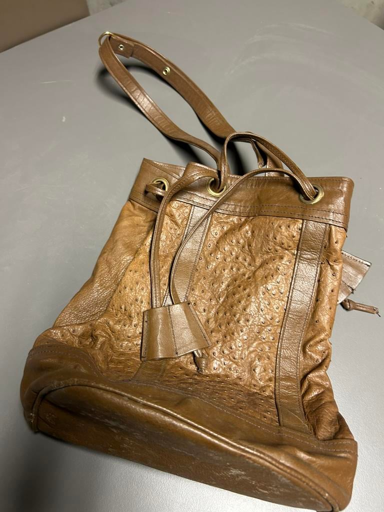 Sac à main en cuir d'autruche, Enlèvement, Neuf, Sac à main