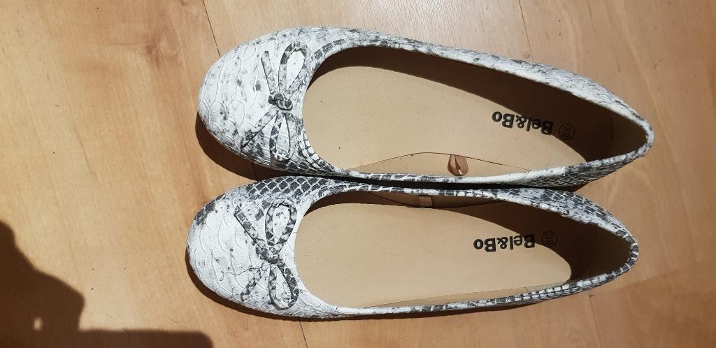Ballerina M 39, Wit, Bel & Bo, Nieuw, Ballerina's
