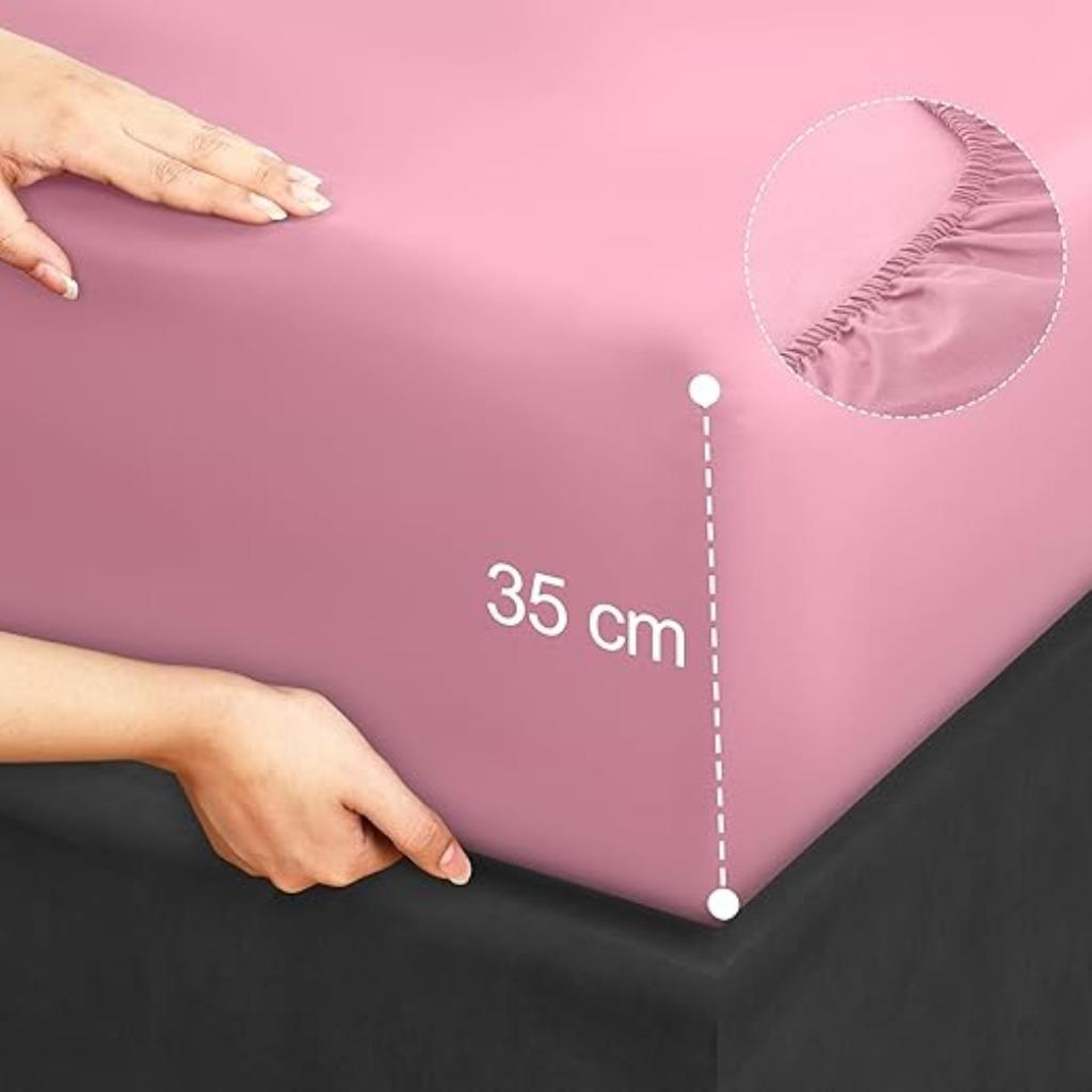 Utopia Bedding | Beddengoed | roze | 180 x 200 cm, -, Verzenden, Utopia bedding, Roze