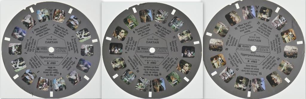 View-master Daktari B 4981 2 3  - Trois disques, Enlèvement ou Envoi