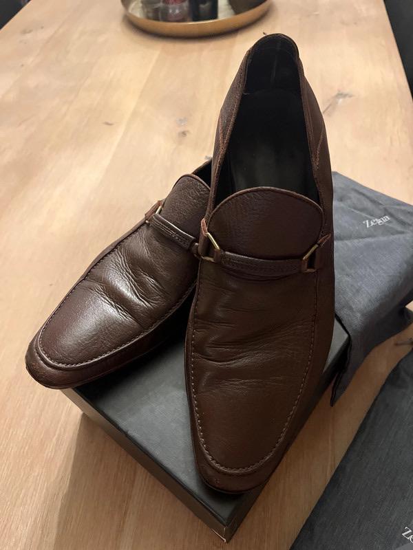 Schoenen Zegna bruin, Kleding | Heren, Ophalen of Verzenden, Bruin