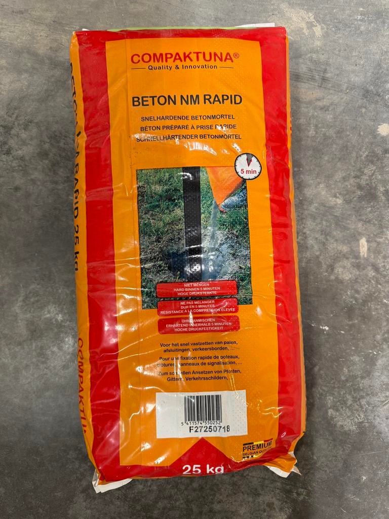 Snelbeton, Ophalen, Nieuw