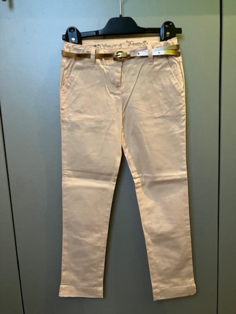 maat 128 broek roze met riem  NIEUW, Kinderen en Baby's, Kinderkleding | Maat 128, Broek, C&A, Meisje, Nieuw