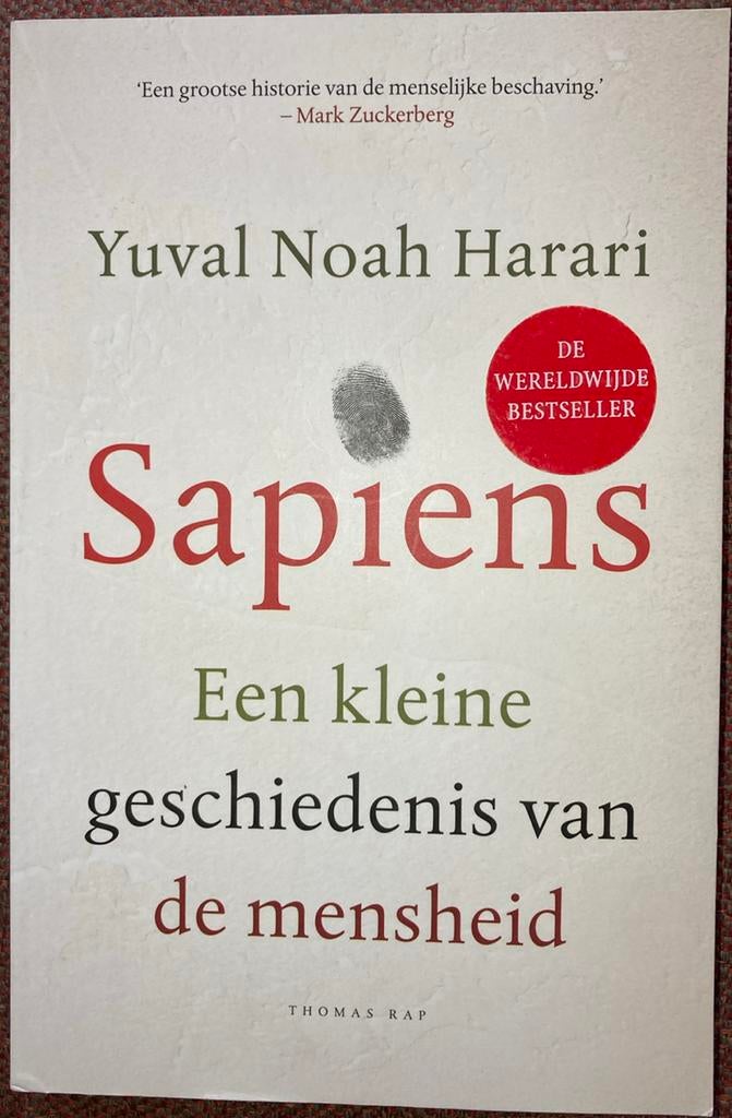 Yuval Noah Harari - Sapiens, Ophalen of Verzenden, Zo goed als nieuw, Yuval Noah Harari