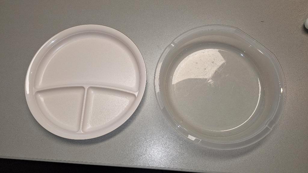Tupperware Micro Plus vakjesbord, Ophalen of Verzenden, Zo goed als nieuw, Crème