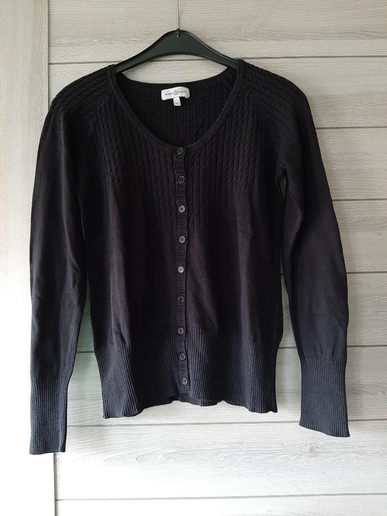Zwarte t-shirt lange mouwen maat M, Kleding | Dames, Maat 38/40 (M), Russo Conti, Zwart, Ophalen of Verzenden