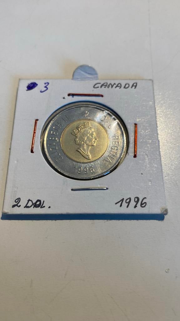 Canada 2 dollar 1996, Enlèvement