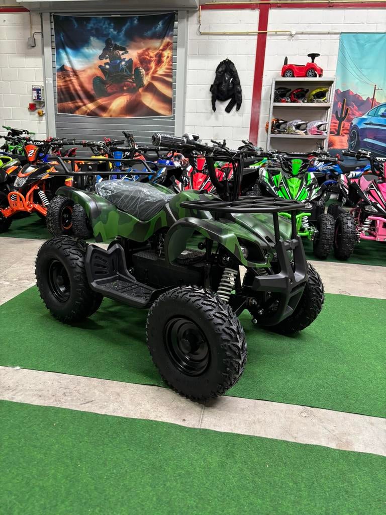 Ultra Motocross 1000W 48V ARMY Elektrische Kinderquad Accu, Ophalen of Verzenden, Nieuw