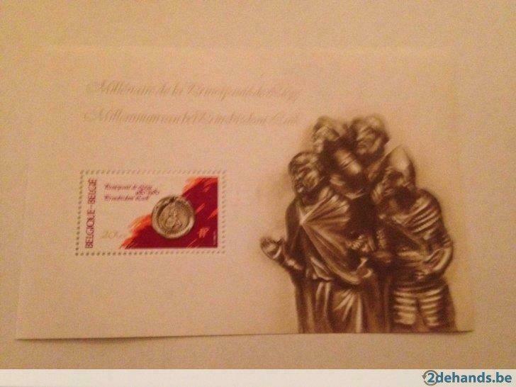 Millennium van het Prinsbisdom Luik, Postzegels en Munten, Verzenden, Postfris, Postfris