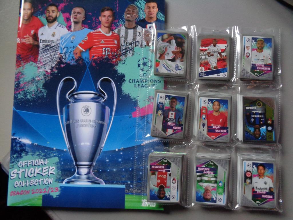 TOPPS VOLLEDIG CHAMPIONS LEAGUE 2022/2023  LOSSE SET, Ophalen of Verzenden