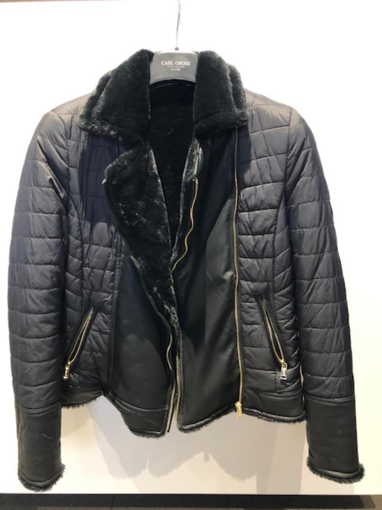 damesvest met bont, Guess, Zwart, Zo goed als nieuw, Ophalen