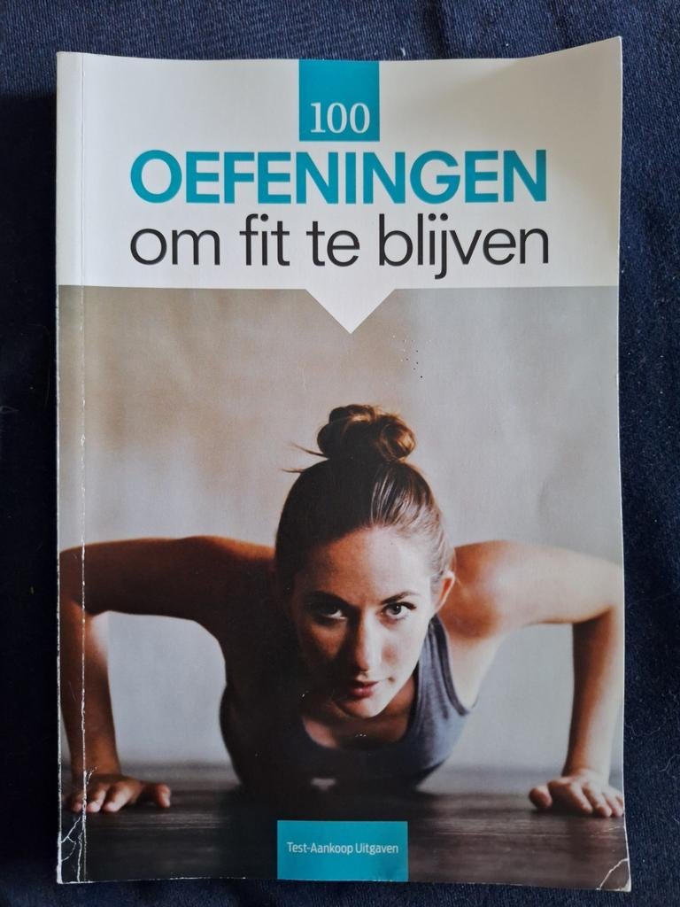100 oefeningen om fit te blijven., Ophalen of Verzenden, Zo goed als nieuw