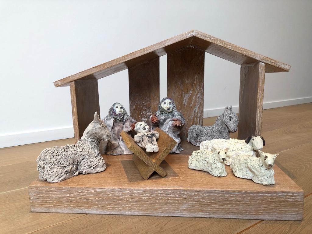 Kerststal handgemaakt, Ophalen of Verzenden