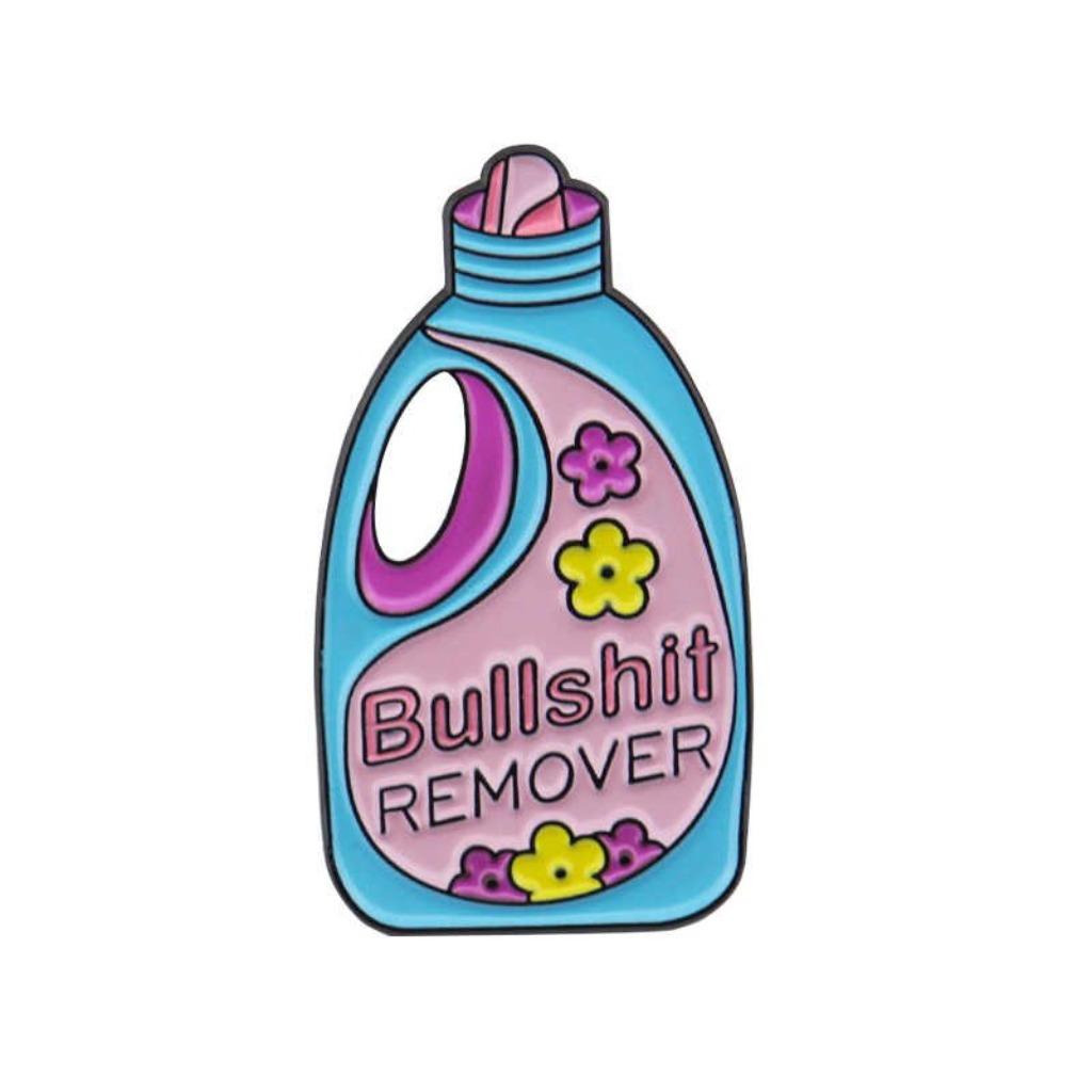Épingle à détergent anti-bullshit - 30 x 17 mm, Enlèvement ou Envoi, Neuf, Insigne ou Pin's