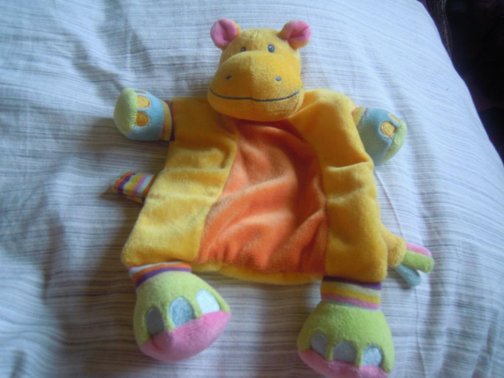 knuffeldoekje nicotoy nijlpaard, Kinderen en Baby's, Ophalen of Verzenden, Nieuw