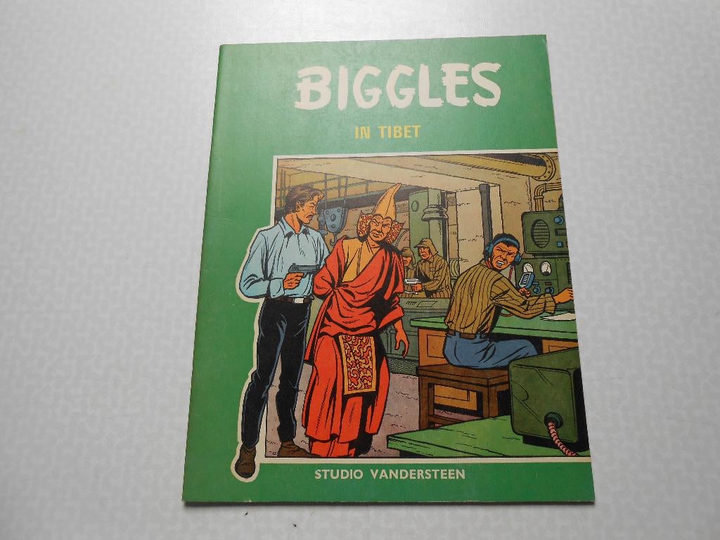 biggles 9 in tibet 1 ste druk 1967., Willy Vandersteen, Eén stripboek, Nieuw, Ophalen of Verzenden