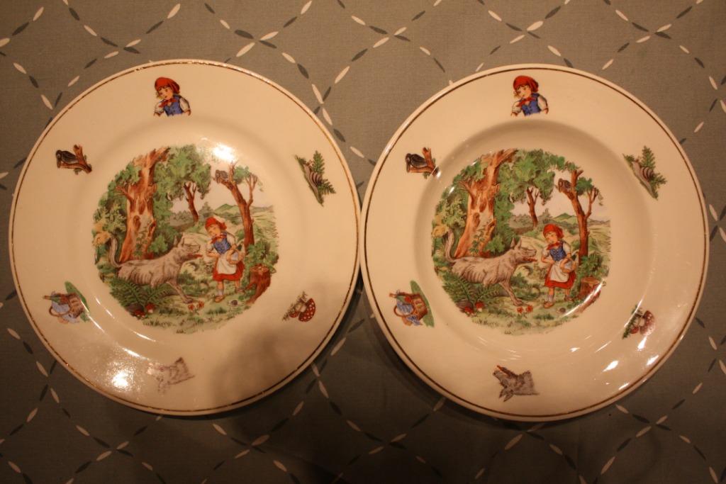 kinder servies Roodkapje onderdelen, Antiek en Kunst, Antiek | Servies los, Ophalen