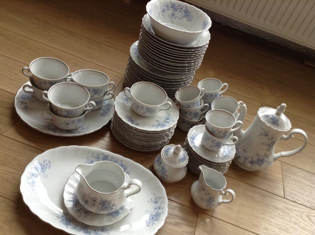 Koffie-en eetservies Winterling - Bavaria, Ophalen, Gebruikt, Keramiek, Compleet servies