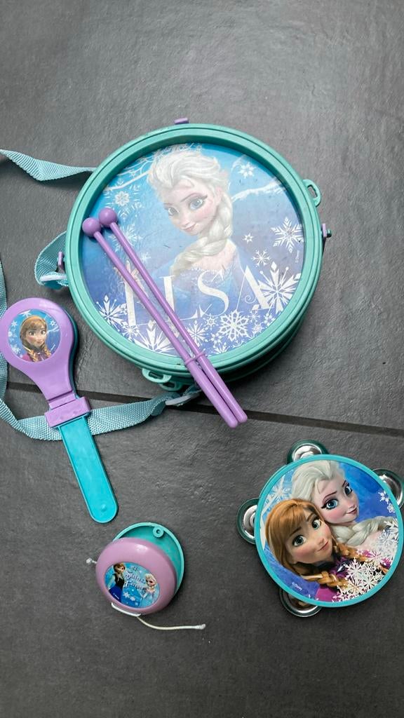 Nr 76: Set Muziekinstrumenten thema Frozen/ Elsa, Ophalen of Verzenden, Gebruikt, Jongen of Meisje