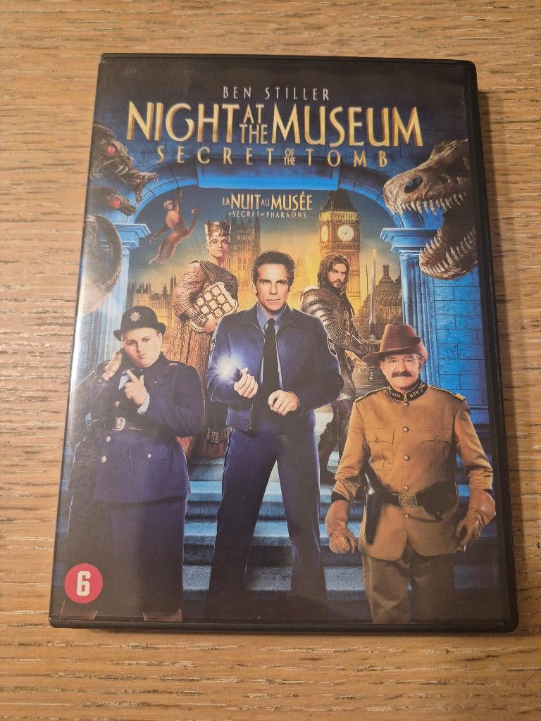 Dvd Night at the Museum : secret of the tomb, Vanaf 6 jaar, Ophalen of Verzenden, Zo goed als nieuw, Actiekomedie