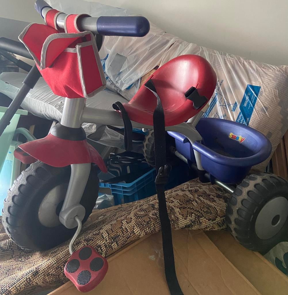 2 smoby kinderfietsen te koop, 15 euro voor 2, Ophalen, Zo goed als nieuw