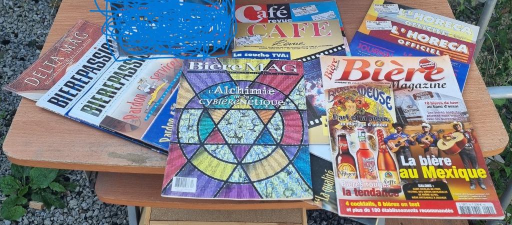 Lot de magazines sur la bière, Enlèvement ou Envoi, Utilisé, Autres types, Autres marques