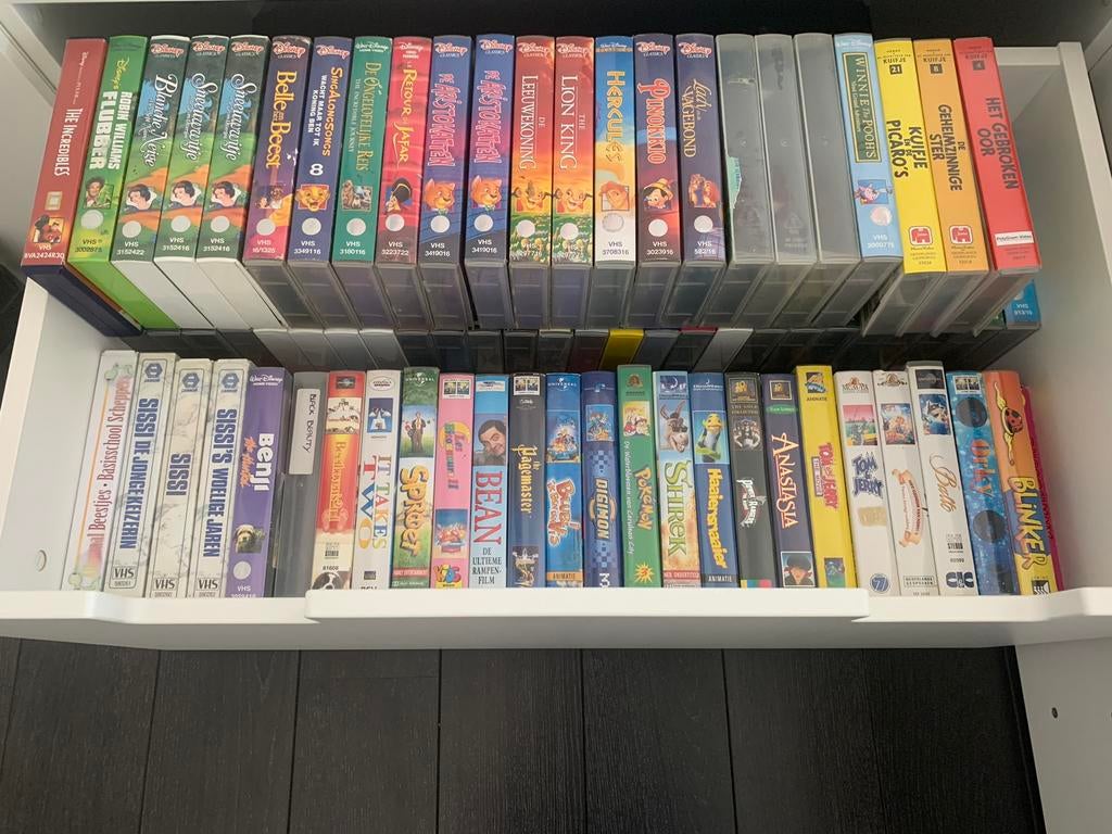 Verzameling VHS (127 stuks), Ophalen, Gebruikt