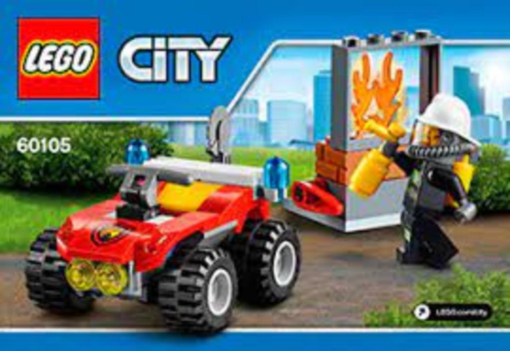 LEGO City 60105, Ophalen, Zo goed als nieuw, Complete set, Lego