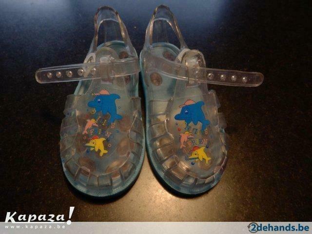 Blauwe watersandalen maat 22/23, Enlèvement ou Envoi, Utilisé, Garçon ou Fille, Autres types