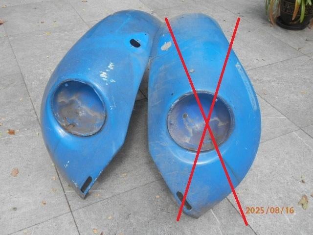 Pare-boue avant droit + arrière gauche VW Beetle, d'occasion, Garde-boue, Enlèvement, Utilisé, Avant