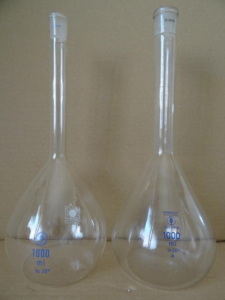 Flacon de laboratoire en verre flacons de laboratoire 31 cm, Antiquités & Art, Enlèvement ou Envoi