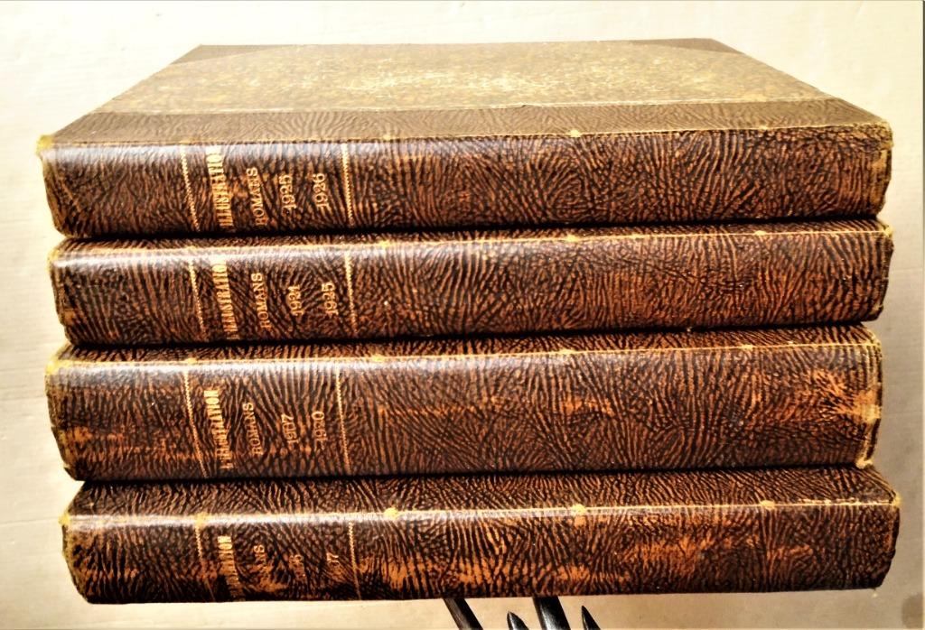 L'Illustration : Romans en 4 tomes, 1906 à 1926 - 1ère éd., Redactie l'Illustration, Utilisé, Europe autre, Envoi