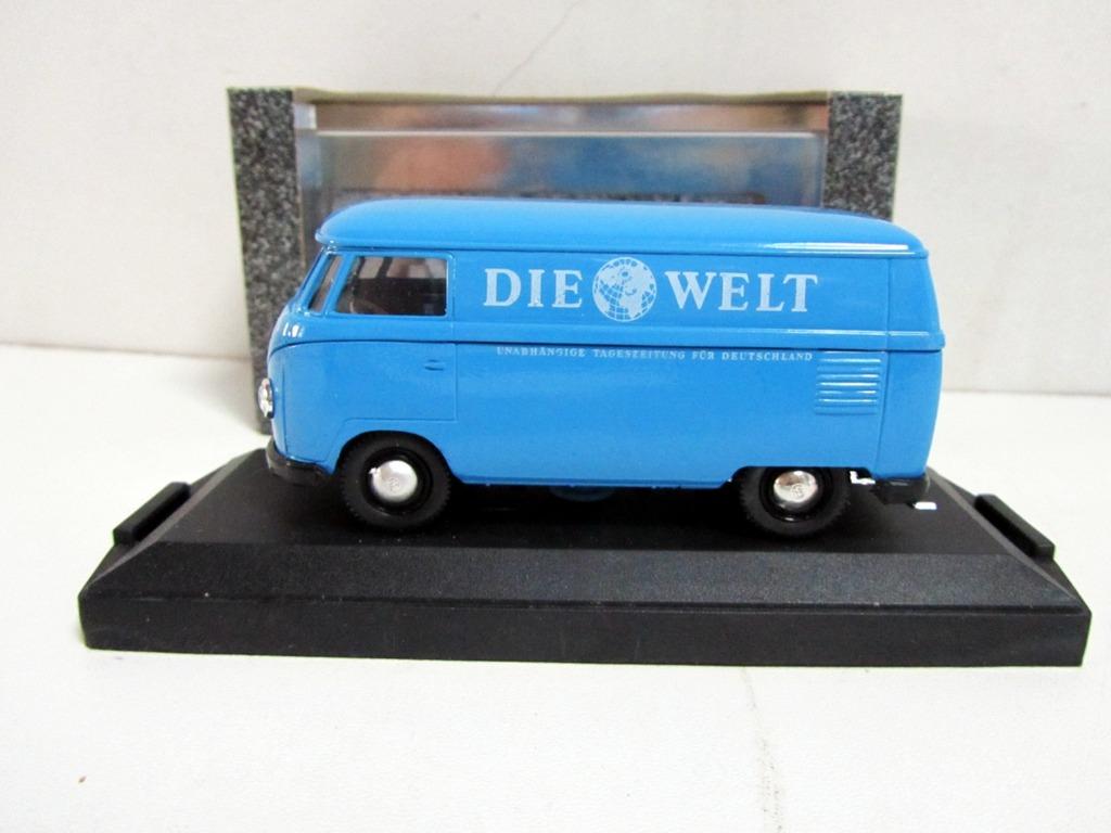 Volkswagen Bulli "Die Welt" VW Van (1:43) Vitesse 551.2, Ophalen of Verzenden, Zo goed als nieuw, Bus of Vrachtwagen, Overige merken