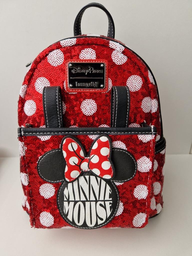 Loungegfly - Sac à dos Disney - Minnie sequins - Neuf, Verzamelen, Disney, Ophalen of Verzenden, Overige figuren, Nieuw, Tas, Koffer of Zak