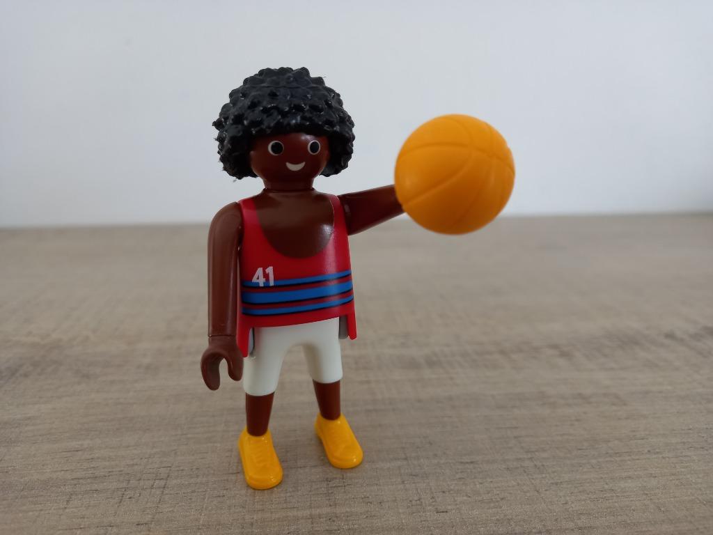 Playmobil basketbal sport basketballer, Ophalen of Verzenden, Gebruikt, Complete set