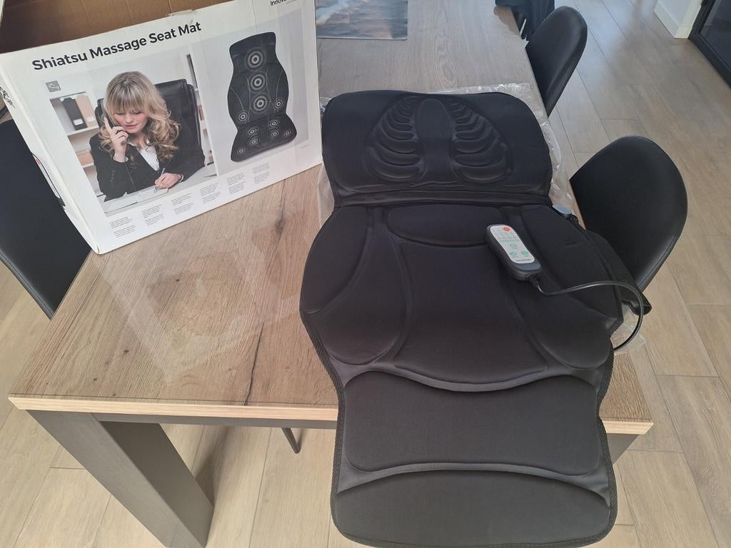 shiatsu massage seat mat, Ophalen of Verzenden, Nieuw, Seat