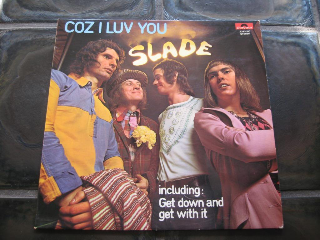 slade coz i love you made in holland lp, Enlèvement ou Envoi, Utilisé, 12 pouces, Pop rock