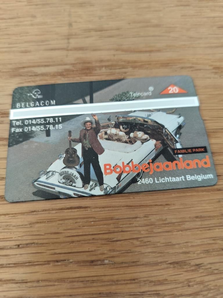 Carte téléphonique Bobbejaanland, Collections, Enlèvement ou Envoi