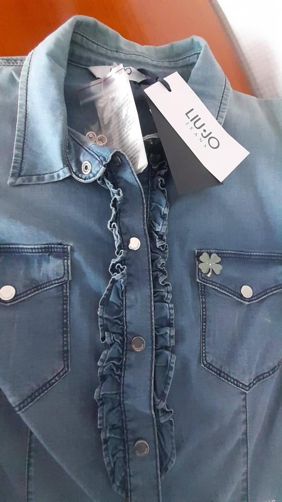 Mooi, speels Liu Jo jeans hemd nieuw, EU38, Kleding | Dames, Blauw, Liu Jo, Nieuw, Ophalen of Verzenden