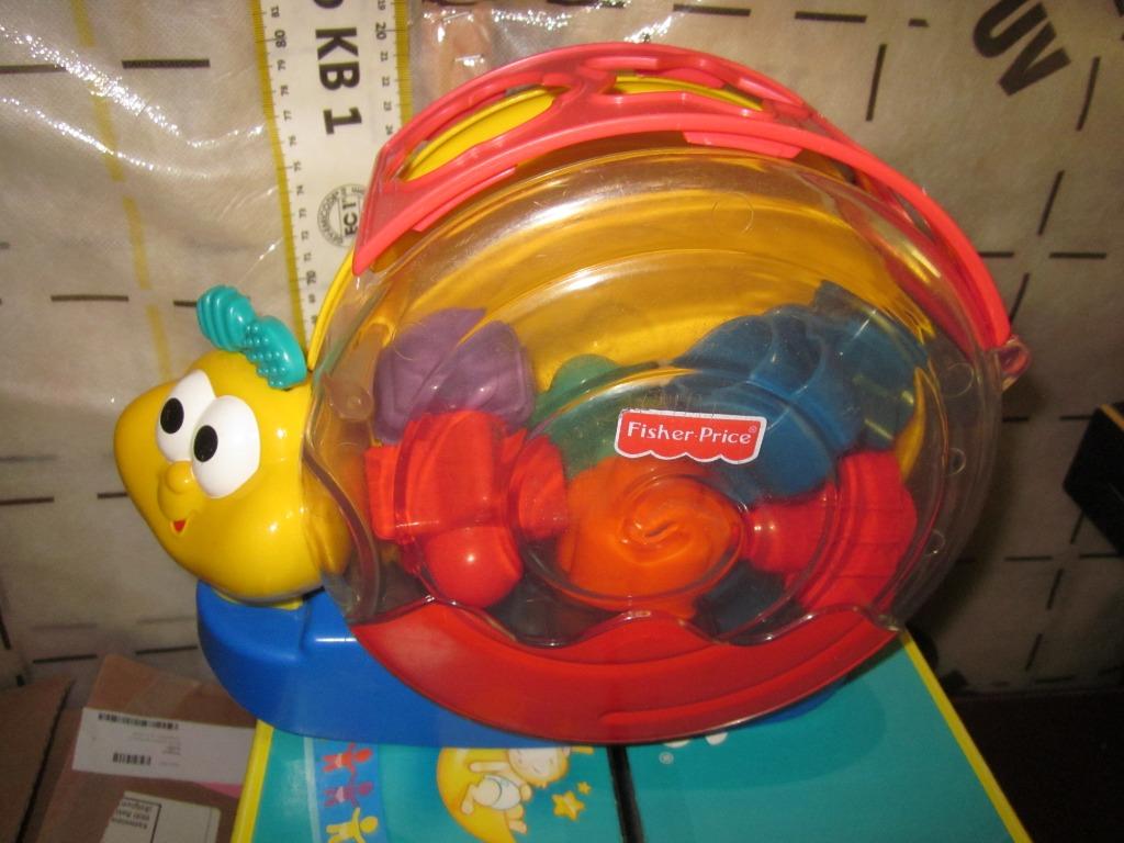 FISCHER PRICE - Slakken huis blokken, Kinderen en Baby's, Speelgoed | Fisher-Price, Ophalen of Verzenden, Zo goed als nieuw, Speelset