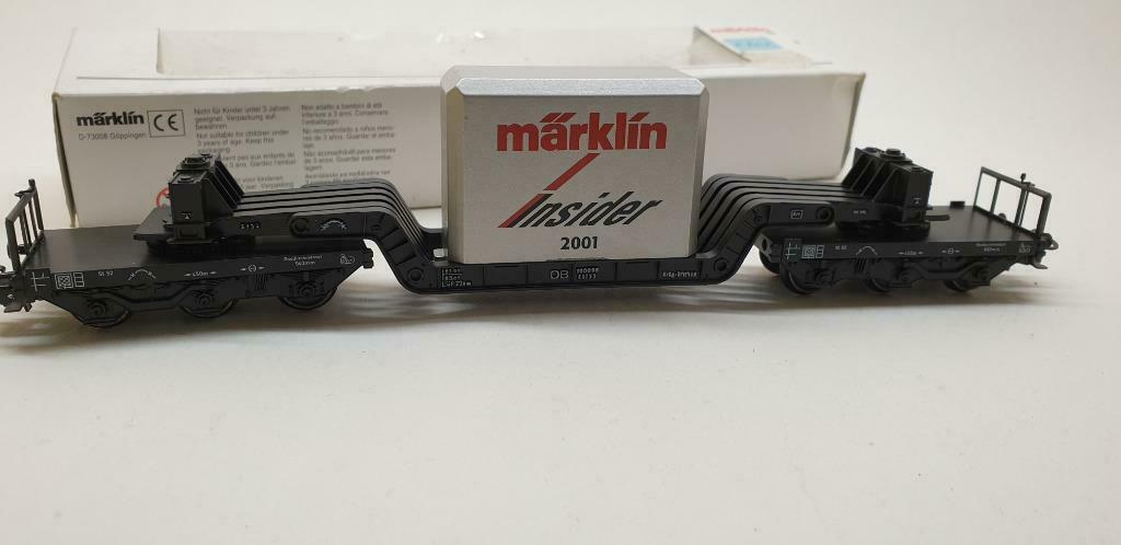 Märklin H0 46181 Insider 2001 Dieplader  (#403), Wisselstroom, Wagon, Ophalen of Verzenden, Zo goed als nieuw