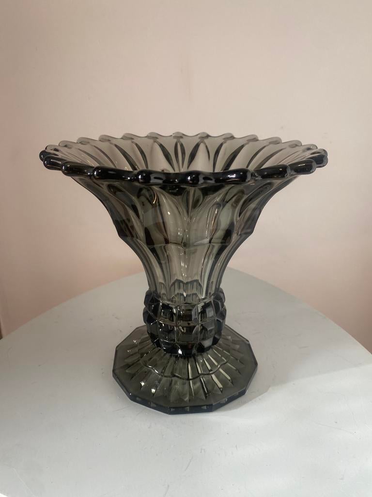 Vase Art Déco en verre Scailmont, Antiquités & Art, Antiquités | Vases, Enlèvement ou Envoi