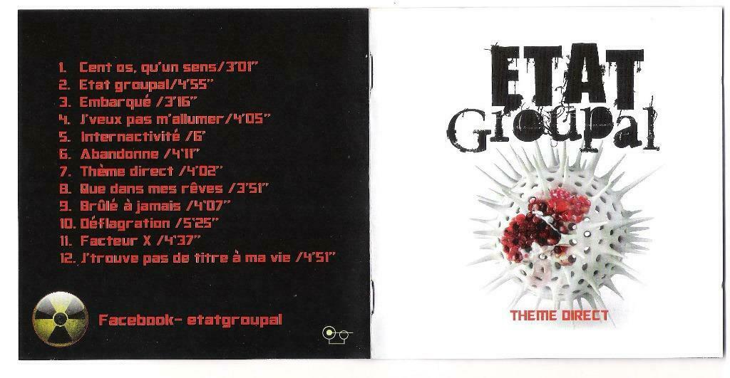 CD Etat Groupal - thème direct, CD & DVD, CD | R&B & Soul, Enlèvement ou Envoi, R&B